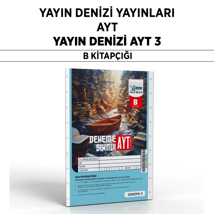 YDENİZİ YKS AYT DENEME SINAVI 3-B - 25-26